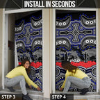 ANZAC Day Canterbury Bankstown Bulldogs Door Cover Military Memorial Aboriginal Indigenous Art