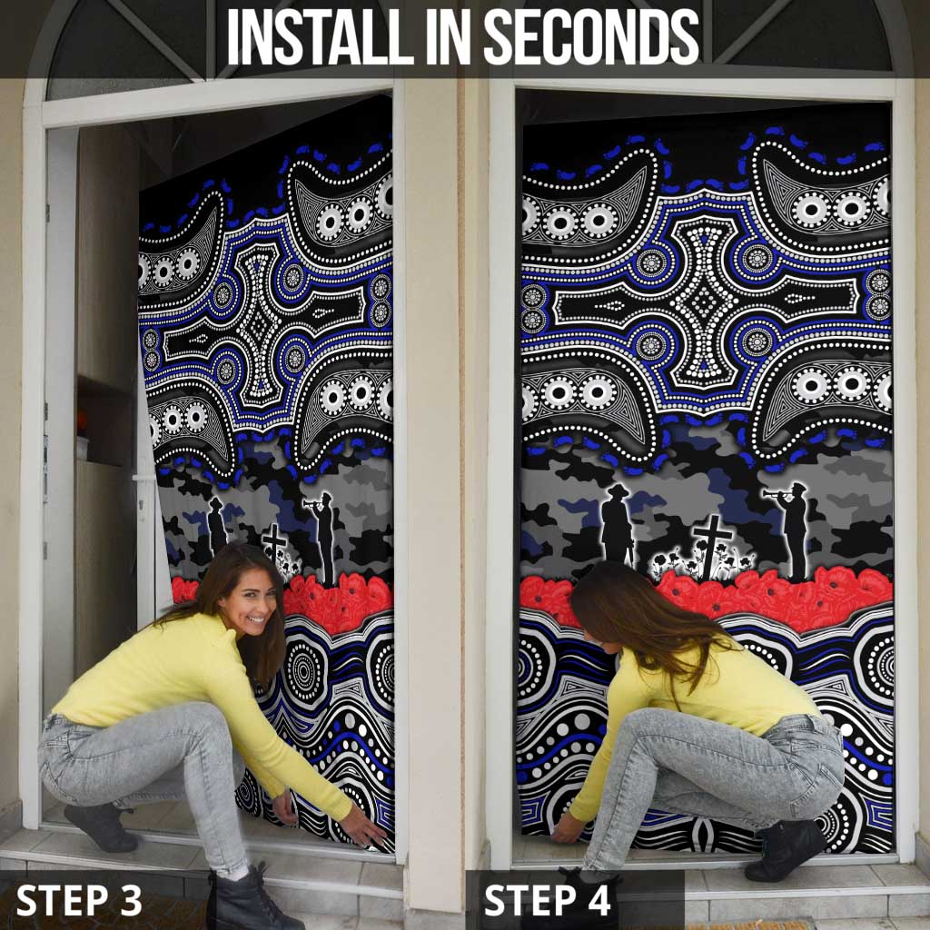 ANZAC Day Canterbury Bankstown Bulldogs Door Cover Military Memorial Aboriginal Indigenous Art
