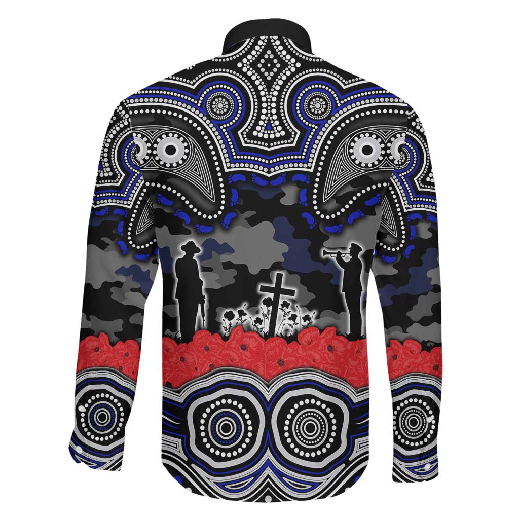 ANZAC Day Canterbury Bankstown Bulldogs Family Matching Mermaid Dress and Hawaiian Shirt Military Memorial Aboriginal Indigenous Art