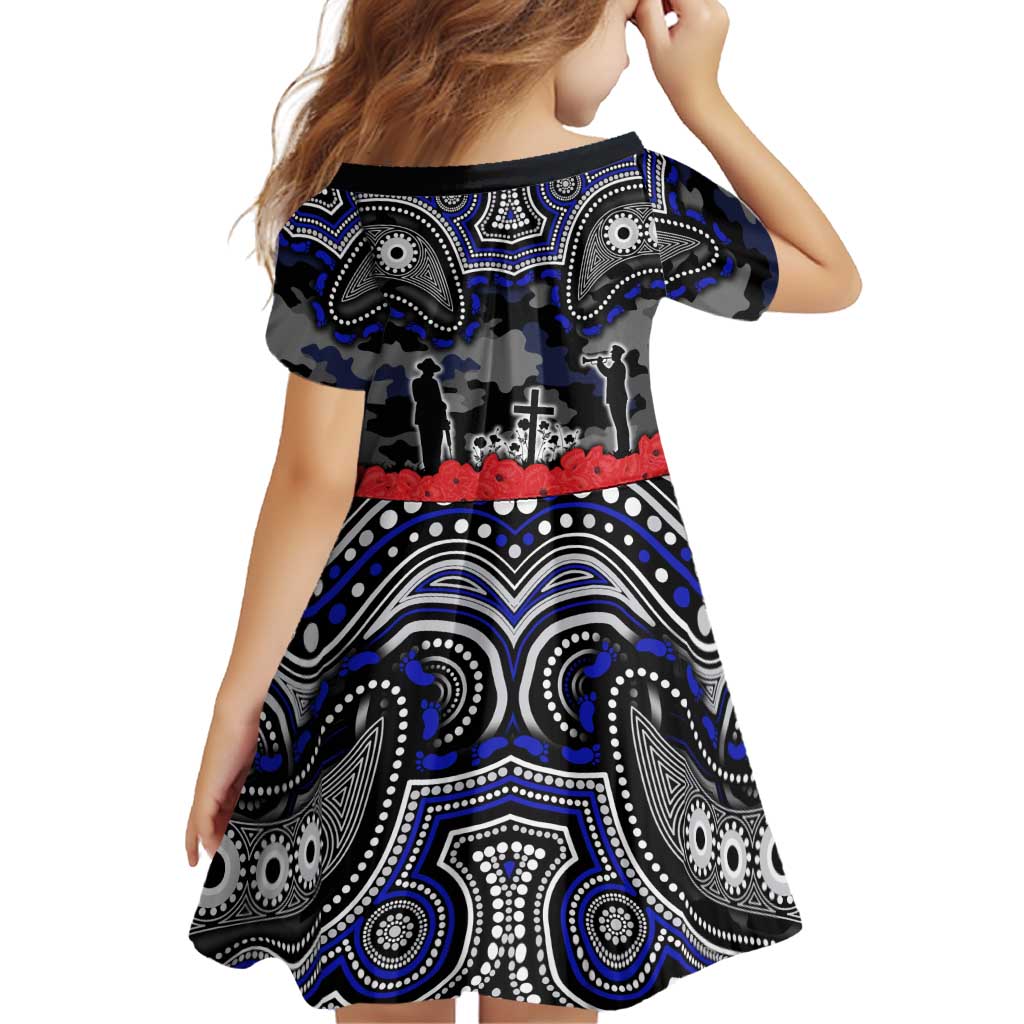 ANZAC Day Canterbury Bankstown Bulldogs Family Matching Puletasi and Hawaiian Shirt Military Memorial Aboriginal Indigenous Art