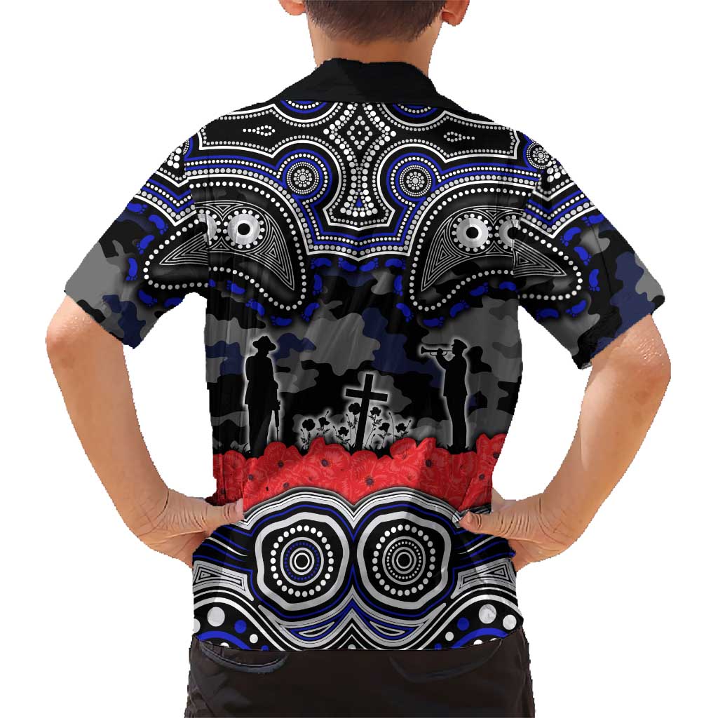 ANZAC Day Canterbury Bankstown Bulldogs Family Matching Tank Maxi Dress and Hawaiian Shirt Military Memorial Aboriginal Indigenous Art