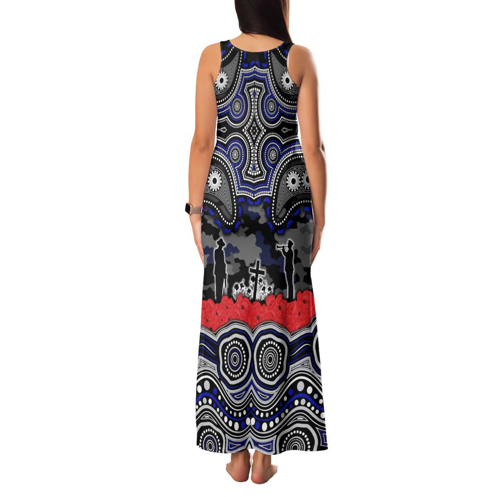 ANZAC Day Canterbury Bankstown Bulldogs Family Matching Tank Maxi Dress and Hawaiian Shirt Military Memorial Aboriginal Indigenous Art