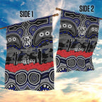 ANZAC Day Canterbury Bankstown Bulldogs Garden Flag Military Memorial Aboriginal Indigenous Art