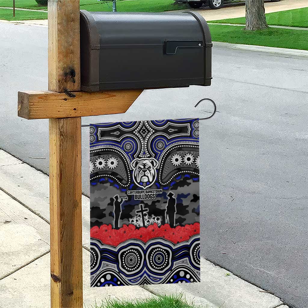 ANZAC Day Canterbury Bankstown Bulldogs Garden Flag Military Memorial Aboriginal Indigenous Art