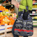 ANZAC Day Canterbury Bankstown Bulldogs Grocery Bag Military Memorial Aboriginal Indigenous Art