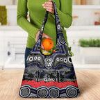 ANZAC Day Canterbury Bankstown Bulldogs Grocery Bag Military Memorial Aboriginal Indigenous Art