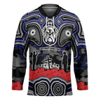 ANZAC Day Canterbury Bankstown Bulldogs Hockey Jersey Military Memorial Aboriginal Indigenous Art