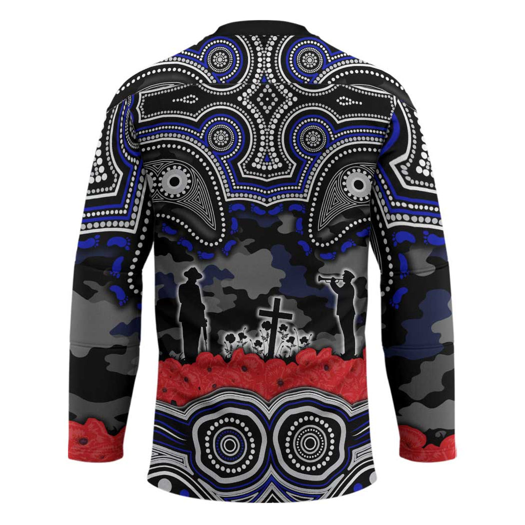ANZAC Day Canterbury Bankstown Bulldogs Hockey Jersey Military Memorial Aboriginal Indigenous Art