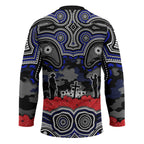 ANZAC Day Canterbury Bankstown Bulldogs Hockey Jersey Military Memorial Aboriginal Indigenous Art