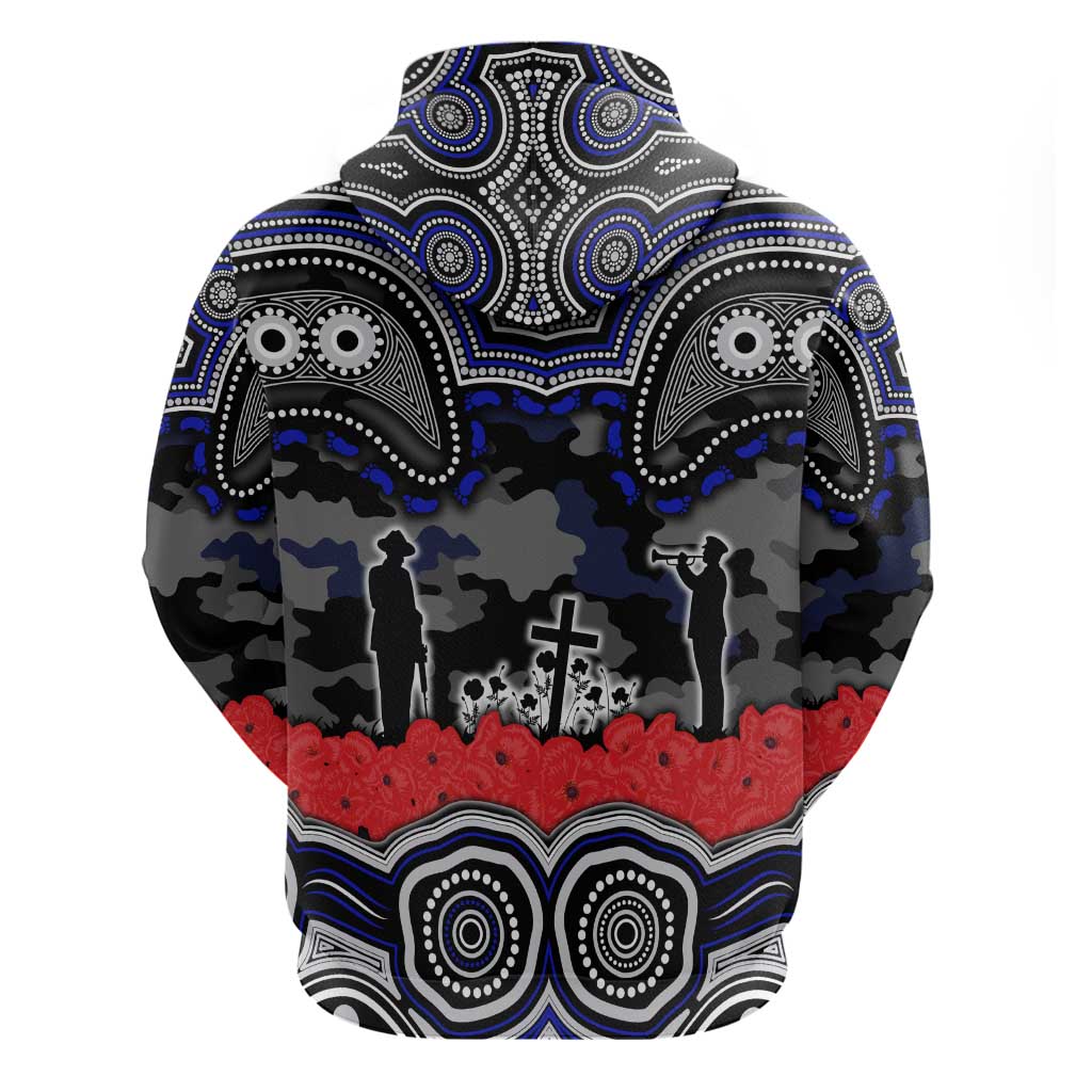 ANZAC Day Canterbury Bankstown Bulldogs Hoodie Military Memorial Aboriginal Indigenous Art