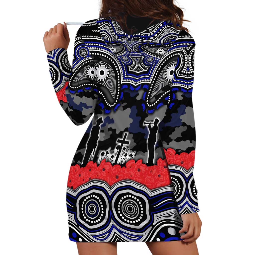 ANZAC Day Canterbury Bankstown Bulldogs Hoodie Dress Military Memorial Aboriginal Indigenous Art