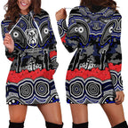 ANZAC Day Canterbury Bankstown Bulldogs Hoodie Dress Military Memorial Aboriginal Indigenous Art