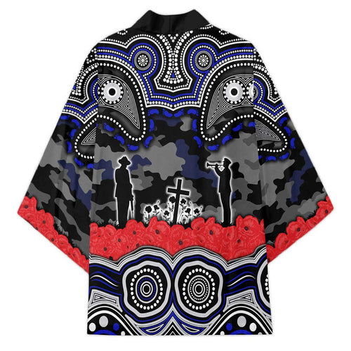 ANZAC Day Canterbury Bankstown Bulldogs Kimono Military Memorial Aboriginal Indigenous Art