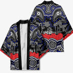 ANZAC Day Canterbury Bankstown Bulldogs Kimono Military Memorial Aboriginal Indigenous Art