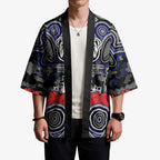 ANZAC Day Canterbury Bankstown Bulldogs Kimono Military Memorial Aboriginal Indigenous Art