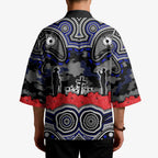 ANZAC Day Canterbury Bankstown Bulldogs Kimono Military Memorial Aboriginal Indigenous Art