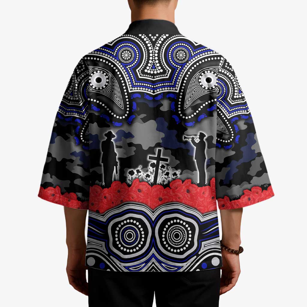 ANZAC Day Canterbury Bankstown Bulldogs Kimono Military Memorial Aboriginal Indigenous Art