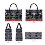 ANZAC Day Canterbury Bankstown Bulldogs Leather Bag Military Memorial Aboriginal Indigenous Art