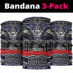 ANZAC Day Canterbury Bankstown Bulldogs Neck Gaiter Military Memorial Aboriginal Indigenous Art