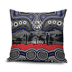 ANZAC Day Canterbury Bankstown Bulldogs Pillow Cover Military Memorial Aboriginal Indigenous Art