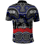 ANZAC Day Canterbury Bankstown Bulldogs Polo Shirt Military Memorial Aboriginal Indigenous Art