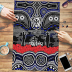 ANZAC Day Canterbury Bankstown Bulldogs Puzzle Military Memorial Aboriginal Indigenous Art