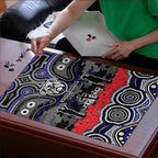 ANZAC Day Canterbury Bankstown Bulldogs Puzzle Military Memorial Aboriginal Indigenous Art