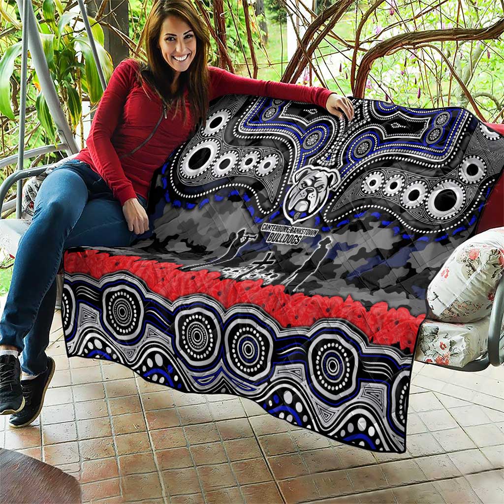 ANZAC Day Canterbury Bankstown Bulldogs Quilt Military Memorial Aboriginal Indigenous Art