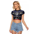 ANZAC Day Canterbury Bankstown Bulldogs Raglan Cropped T Shirt Military Memorial Aboriginal Indigenous Art