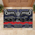 ANZAC Day Canterbury Bankstown Bulldogs Rubber Doormat Military Memorial Aboriginal Indigenous Art