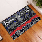 ANZAC Day Canterbury Bankstown Bulldogs Rubber Doormat Military Memorial Aboriginal Indigenous Art