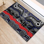 ANZAC Day Canterbury Bankstown Bulldogs Rubber Doormat Military Memorial Aboriginal Indigenous Art