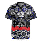ANZAC Day Canterbury Bankstown Bulldogs Rugby Jersey Military Memorial Aboriginal Indigenous Art
