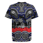 ANZAC Day Canterbury Bankstown Bulldogs Rugby Jersey Military Memorial Aboriginal Indigenous Art