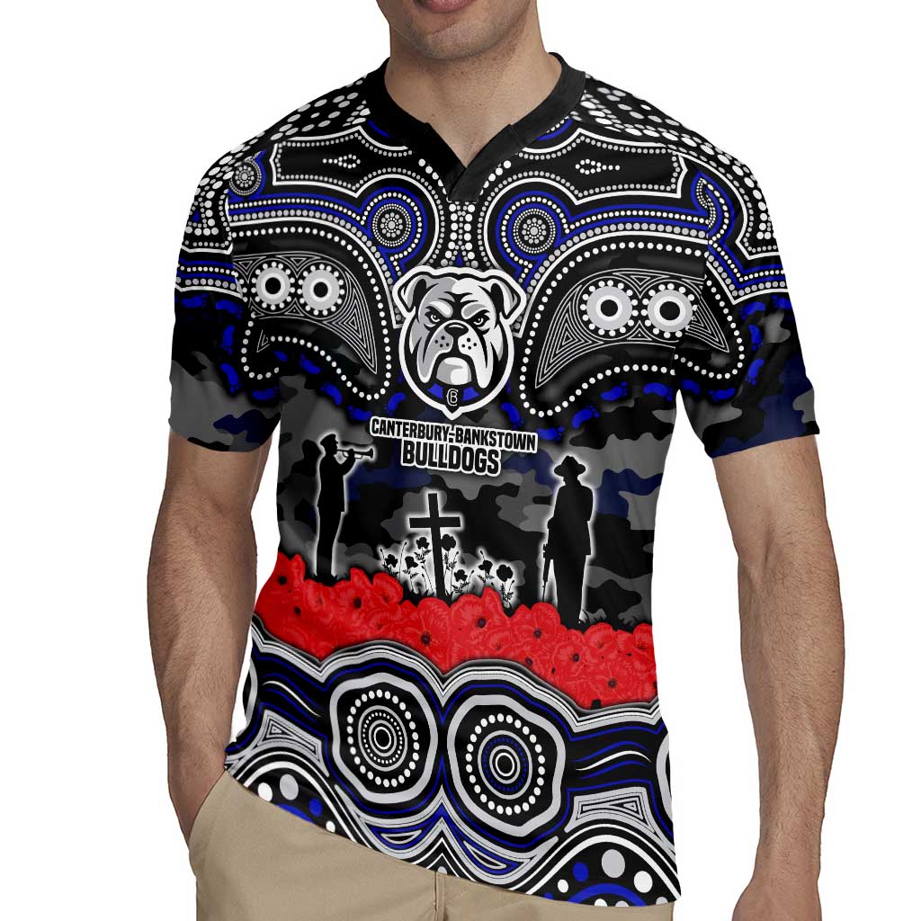 ANZAC Day Canterbury Bankstown Bulldogs Rugby Jersey Military Memorial Aboriginal Indigenous Art
