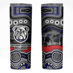 ANZAC Day Canterbury Bankstown Bulldogs Skinny Tumbler Military Memorial Aboriginal Indigenous Art