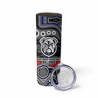 ANZAC Day Canterbury Bankstown Bulldogs Skinny Tumbler Military Memorial Aboriginal Indigenous Art