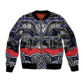 ANZAC Day Canterbury Bankstown Bulldogs Sleeve Zip Bomber Jacket Military Memorial Aboriginal Indigenous Art