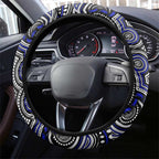 ANZAC Day Canterbury Bankstown Bulldogs Steering Wheel Cover Military Memorial Aboriginal Indigenous Art