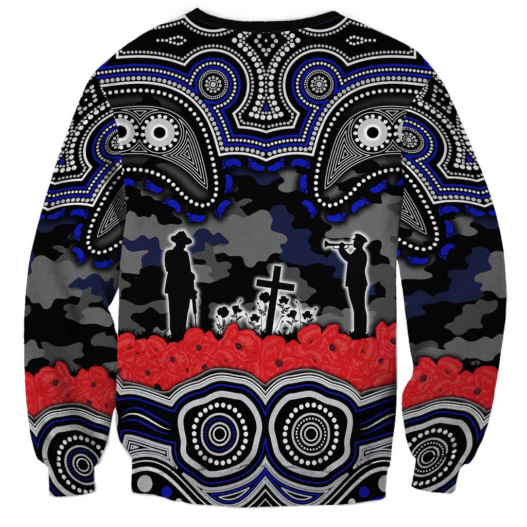 ANZAC Day Canterbury Bankstown Bulldogs Sweatshirt Military Memorial Aboriginal Indigenous Art