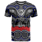 ANZAC Day Canterbury Bankstown Bulldogs T Shirt Military Memorial Aboriginal Indigenous Art
