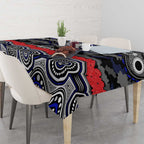ANZAC Day Canterbury Bankstown Bulldogs Tablecloth Military Memorial Aboriginal Indigenous Art