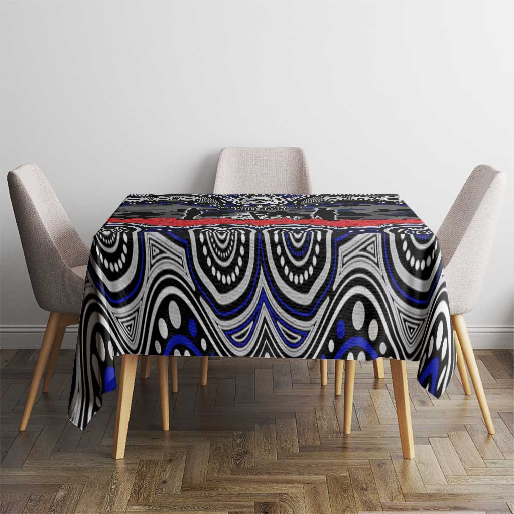 ANZAC Day Canterbury Bankstown Bulldogs Tablecloth Military Memorial Aboriginal Indigenous Art