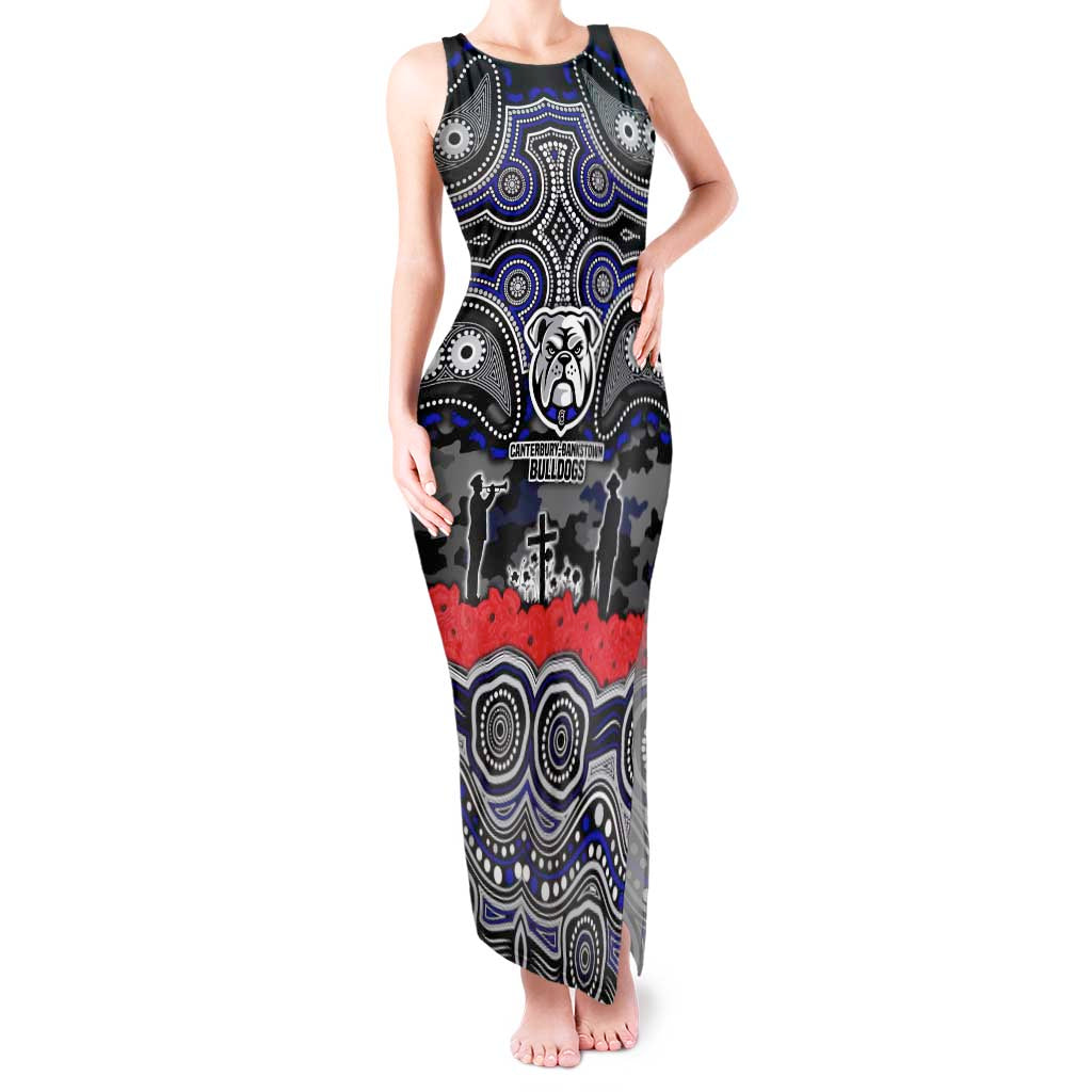 ANZAC Day Canterbury Bankstown Bulldogs Tank Maxi Dress Military Memorial Aboriginal Indigenous Art