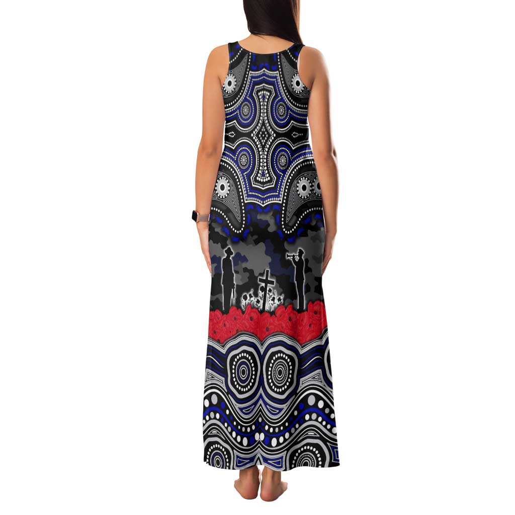 ANZAC Day Canterbury Bankstown Bulldogs Tank Maxi Dress Military Memorial Aboriginal Indigenous Art