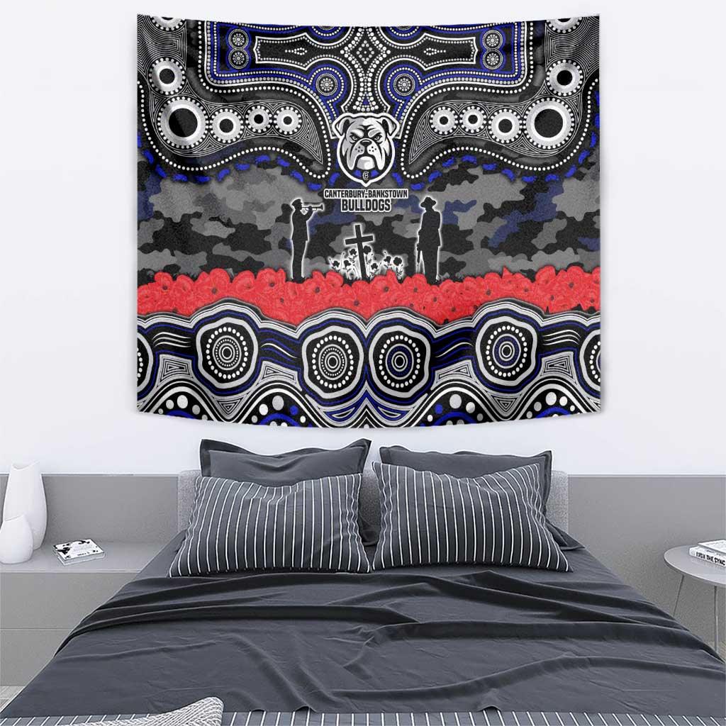 ANZAC Day Canterbury Bankstown Bulldogs Tapestry Military Memorial Aboriginal Indigenous Art