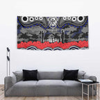 ANZAC Day Canterbury Bankstown Bulldogs Tapestry Military Memorial Aboriginal Indigenous Art