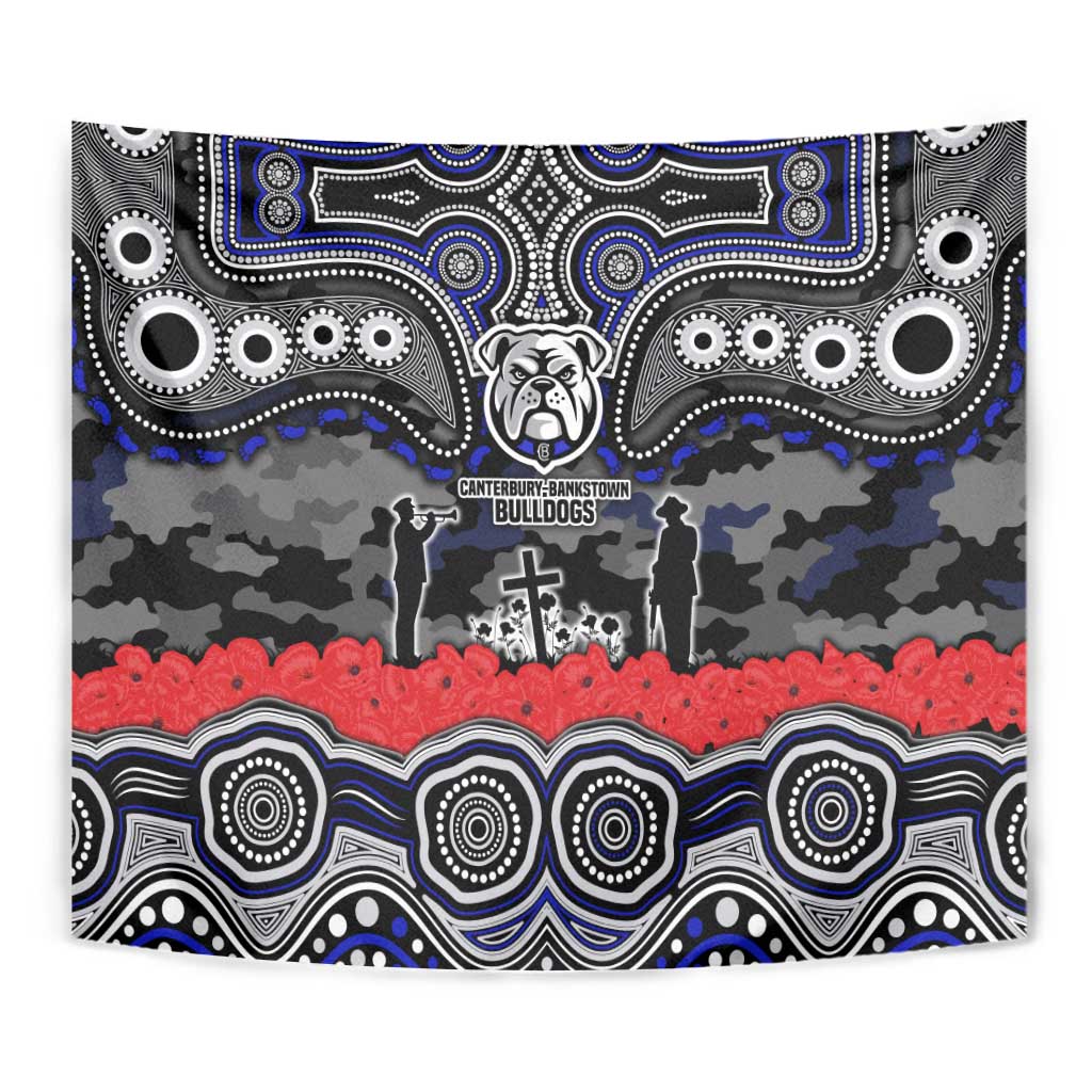 ANZAC Day Canterbury Bankstown Bulldogs Tapestry Military Memorial Aboriginal Indigenous Art