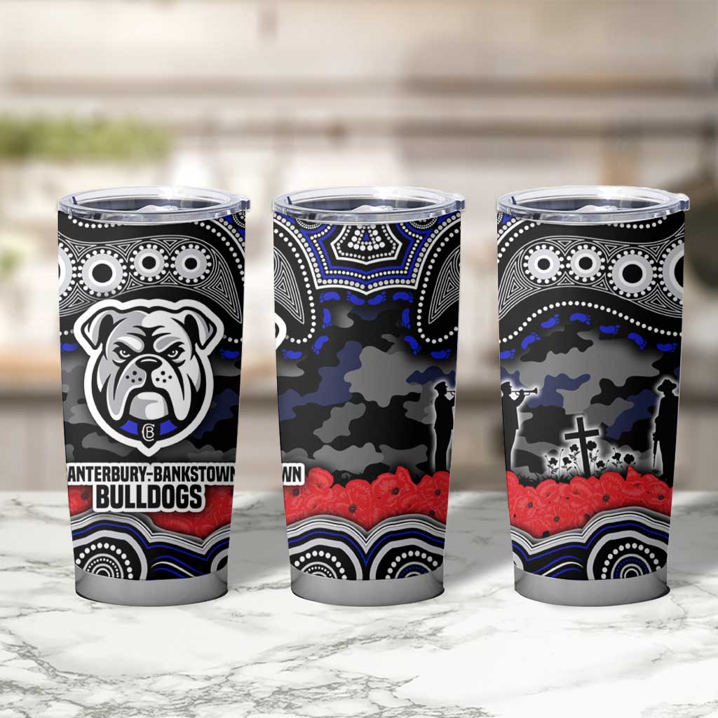 ANZAC Day Canterbury Bankstown Bulldogs Tumbler Cup Military Memorial Aboriginal Indigenous Art