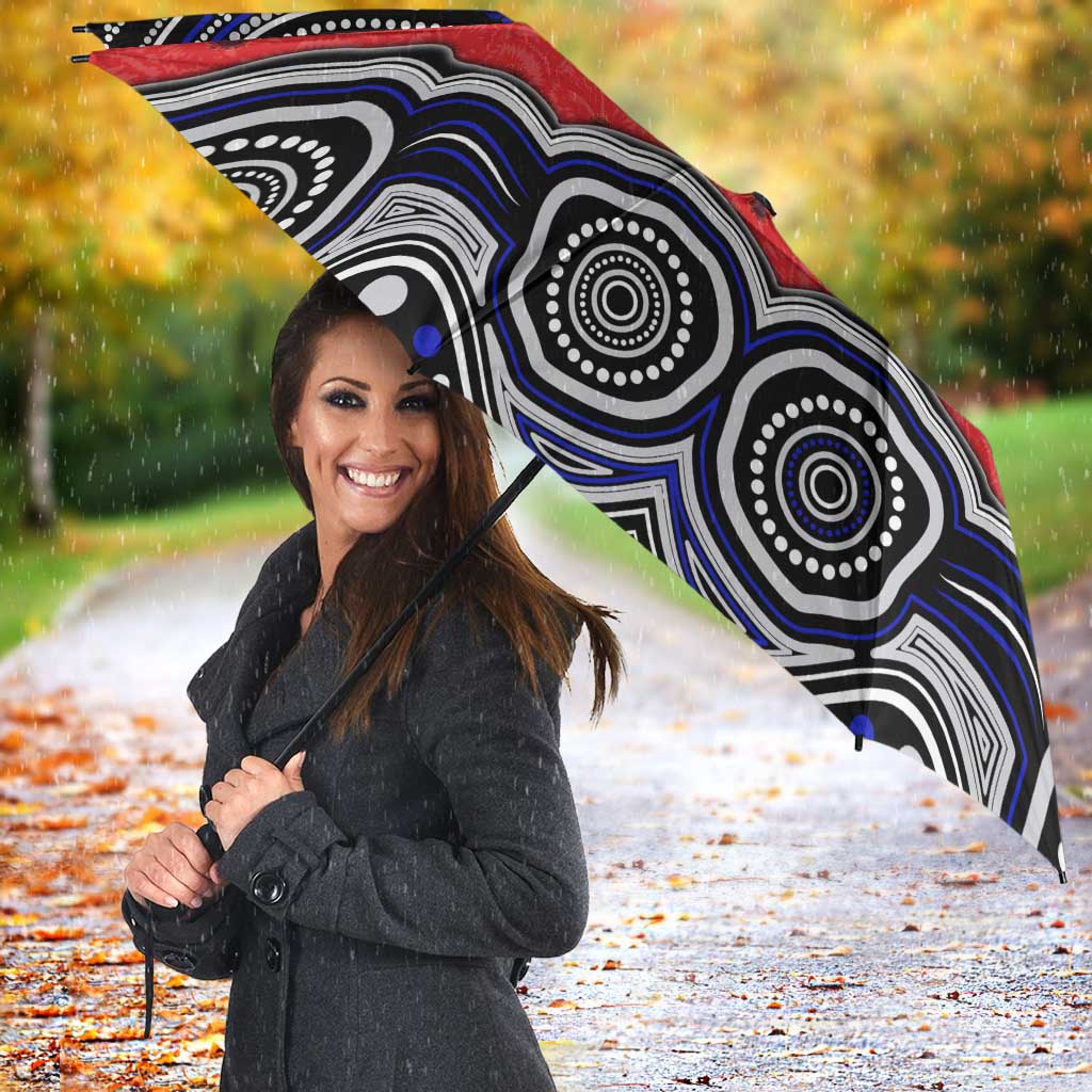 ANZAC Day Canterbury Bankstown Bulldogs Umbrella Military Memorial Aboriginal Indigenous Art